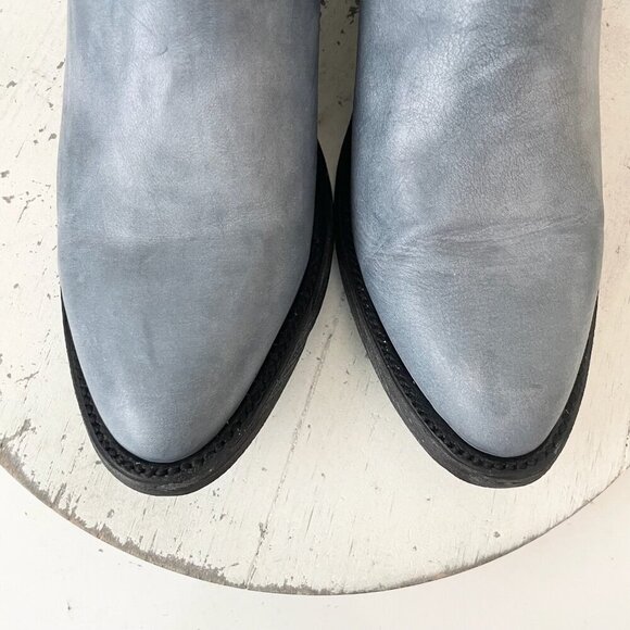 Lane Boots PLAIN JANE Womens Cowboy Bootie 9 Blue Western Cowgirl Ankle Boots - Picture 6 of 11